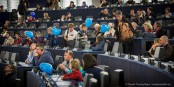 A quoi servent de telles manifestations - à collectionner des gadgets et jouer à l'eurodéputé pendant 10 minutes ? Foto: Claude Truong-Ngoc / Eurojournalist(e)