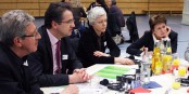 Lors des deux premières éditions des "Rencontres élus-citoyens", les débats furent intenses. Foto: Eurodistrict Strasbourg-Ortenau
