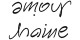Haine Amour, un ambigramme de Basile Morin  Foto: Basile Morin / Wikimédia Commons / CC-BY-SA 4.0Int