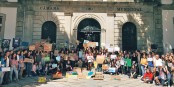 Grève des étudiants, pour la sauvegarde du climat à Viseu en 2019. Foto:  Tiagoraf / Wikimedia Commons / CC-BY-SA 4.0int