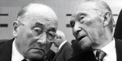 Jean Monnet et Konrad Adenauer. Foto: © Ferdi Hartung
