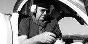 František Zvardon en hélicoptère, prêt  à réaliser des photos de classe mondiale ! Foto: privée