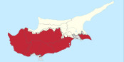 Depuis 1974, le nord de l'île de Chypre est occupé par la Turquie. Foto: TUBS / Wikimedia Commons / CC-BY-SA 3.0