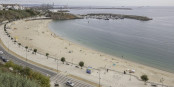 La plage Vasco de Gama, sans les manifestants du 27 juillet 2024. Foto: Diego Delso / Wikimedia Commons / CC-BY-SA 4.0int