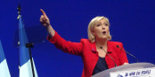 Sie bestimmt heute schon Frankreichs Politik - Marine Le Pen. Foto: Jérémy Günther - Heinz Jähnick / Wikimedia Commons / GNU 1.2